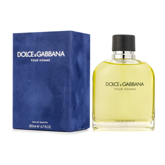 DOLCE & GABANNA "POUR HOMME" - EAU DE TOILETTE 200ML