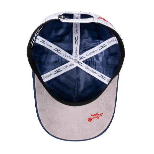 JC HATS "DRAGON WHITE NAVY"