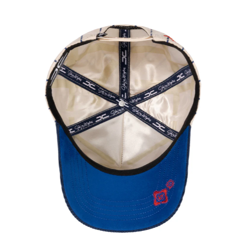 JC HATS "BUFFALO BEIGE BLUE"