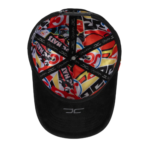 JC HATS "DOUBLE CURVE BLACK"