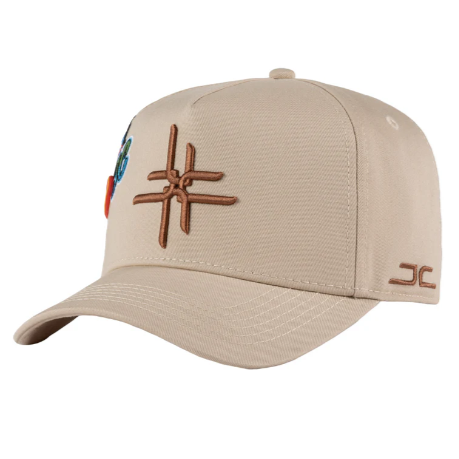 JC HATS "DOUBLE CURVE BEIGE"