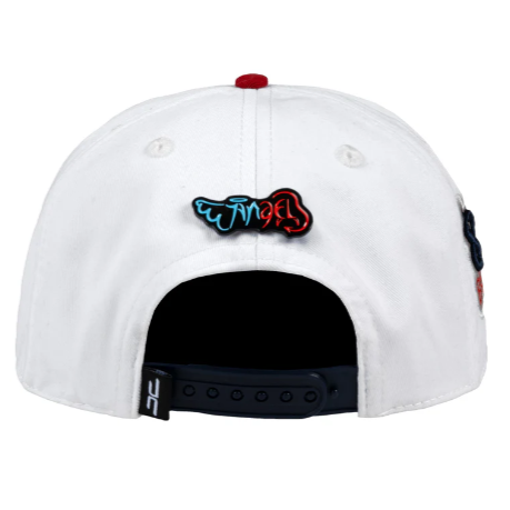 JC HATS "LA BALANCE WHITE RED"