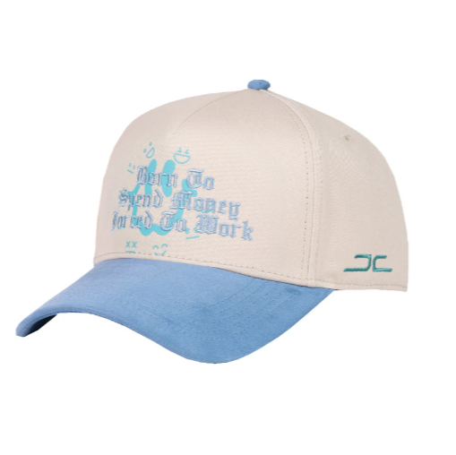 JC HATS "SPEND MONEY GRAY BLUE"