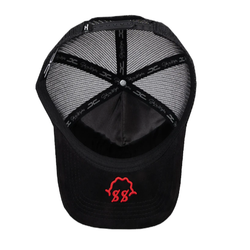 JC HATS "SPEND MONEY BLACK MESH"