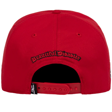 JC HATS "BEAUTIFUL DISASTER RED"