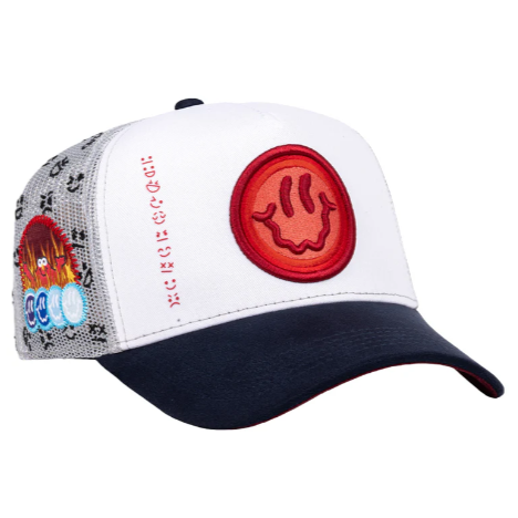 JC HATS "BEAUTIFUL DISASTER WHITE NAVY"